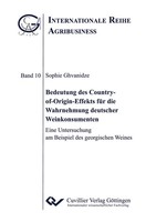 Sophie Ghvanidze | Bedeutung Des Country-Of-Origin-Effekts FüR Die...