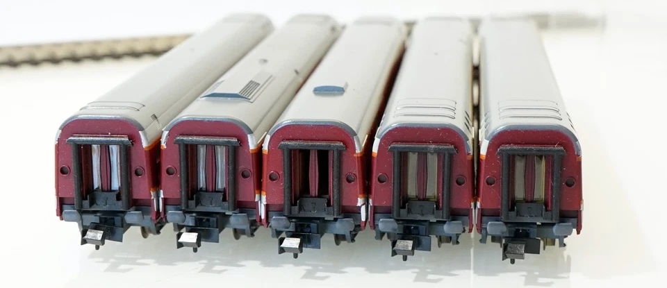 MINITRIX 1032 ECHELLE N 1/160 SNCF 5 VOITURES TEE GRAND CONFORT EP. 4 - Photo 2/4