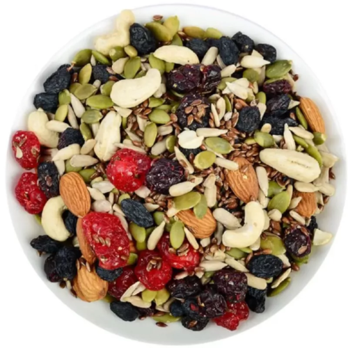 Petit déjeuner mélange graines fruits secs meilleurs nutriments petit déjeuner 100 % biologiques fruits secs - Photo 1 sur 7