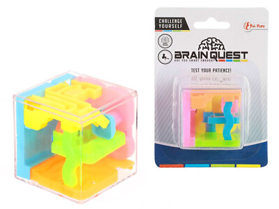 Toi Toys Geduldspiel 35446A Brain Quest Puzzle Labyrinth 3D Reisespiel Kinder