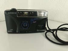 Ansco Vision Fully Automatic DX Black F4.5 Lens Auto Flash Autoload Film Camera