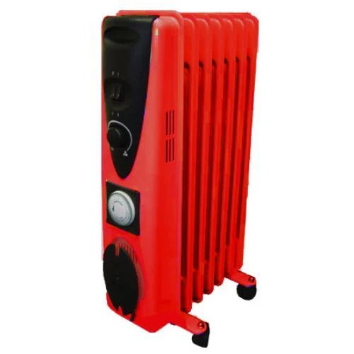 ULTRAMAX LARGER SURFACE AREA METAL COLUMN 7 FIN ELECTRIC OIL HEATER WITH  TIMER | eBay