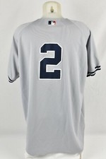 2002 Derek Jeter Game Worn Used New York Yankees Road Jersey Miedema LOA