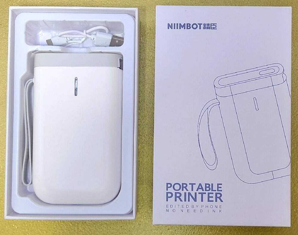 Niimbot D11 2021 Wireless Bluetooth Label Maker with Sticker Roll Niimbot D11 2021 Wireless Bluetooth Label Maker with Sticker Roll