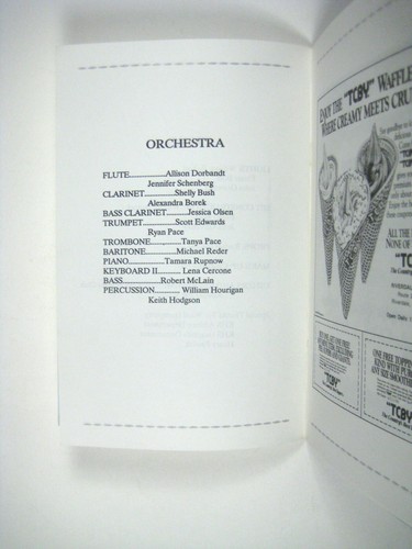 Your Good Man Charlie Brown Program 1989 New Jersey Kinnelon High School - Picture 4 of 6