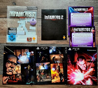 inFamous 2 - Limited Special Paperbook Edition PS3 CIB
