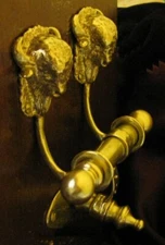 BISON, BUFFALO Bronze DUET Door Knocker