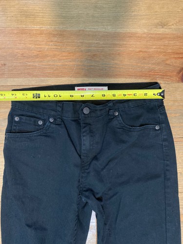Levi's Boy Youth's 502 Jeans Size 28 x 28 16 Regular Black Regular Taper - Picture 3 of 8
