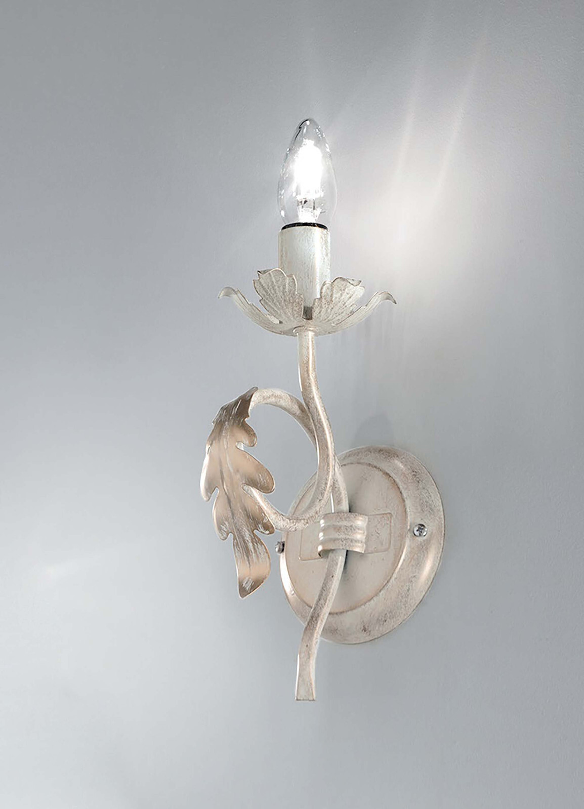 Lampada da Parete Classica Avorio e Oro DP255 | Design Made in Italy