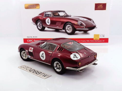 CMC 1:18 scale Ferrari 275 GTB/C #4 Nassau Tourist Trophy 1966(M-213) /LE1000pcs - Picture 4 of 9