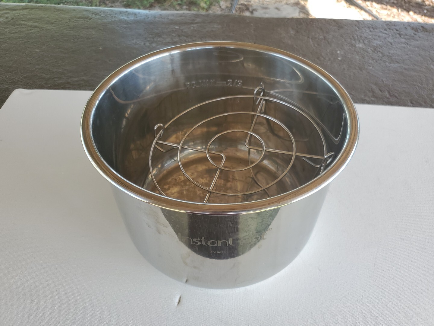 Instant Pot Ultra 6qt Stainless Steel Inner Bowl & Rack 10-in-1 Replacement-image