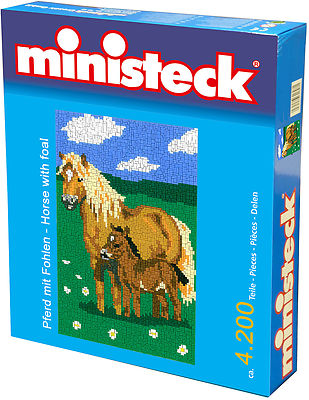 Ministeck Pixel Puzzle (31314): Horse with Foal 4200 pieces | eBay