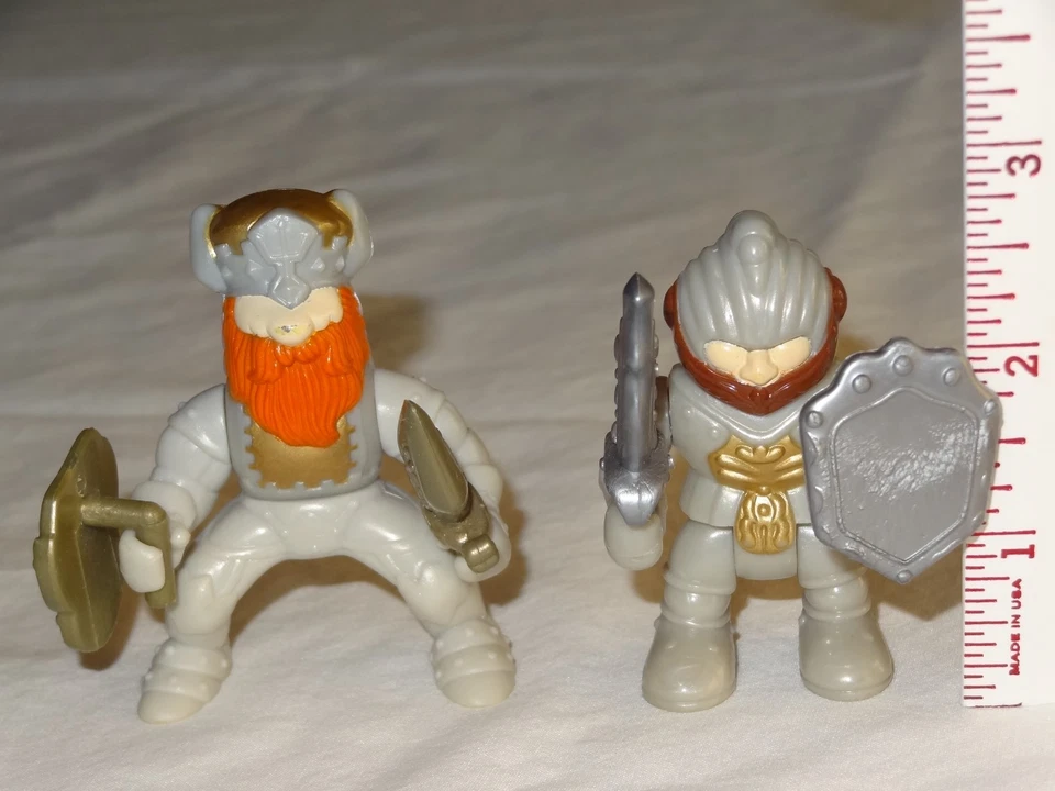 Лот рыцарей лошадь оружие пластиковый меч арбалет щит средневековый неуклюжий ребенка ясельного возраста - Изображение 3 из 4