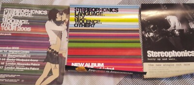 STEREOPHONICS magazine advert / small poster TOUR 2003 2005 20 HURRY UP & WAIT 