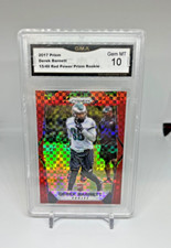 DEREK BARNETT 2017 Prizm Red Power Prizm Rookie RC 15/49 GMA 10