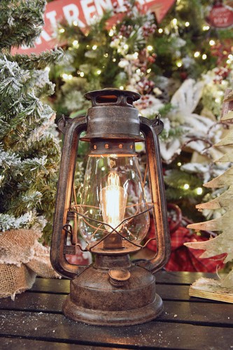 Lantern Table Lamp Rustic Finish, Dimmable by Muskoka Lifestyle Products USA - Picture 5 of 13
