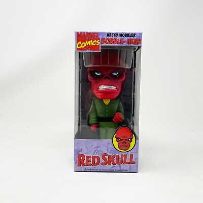 Red Skull Chrome Chase - 2008 Funko Wacky Wobbler - Rare - Captain