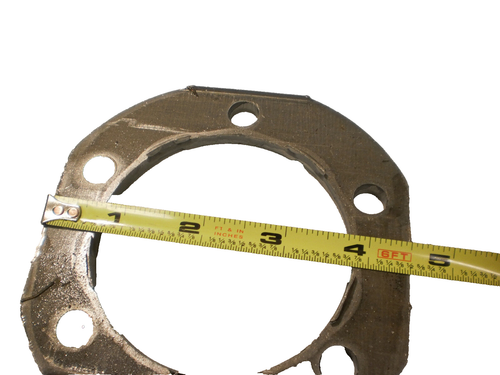 License Plate Bracket Trailer 4x Trailer Brake Backing Plate Flange For 6000 -7000# Axle, 3-1/8" Hole, 5-Bolt Bracket 5 Bolt Brake Bracket