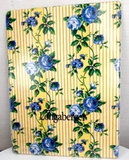 Longaberger 9.5"Lx12"T 'Rose Trellis Writing Office Organizer Sleeve Board