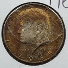 1965 P Kennedy 40% Silver Half Dollar Coin CH BU UNC NEAT END OF ROLL TONING