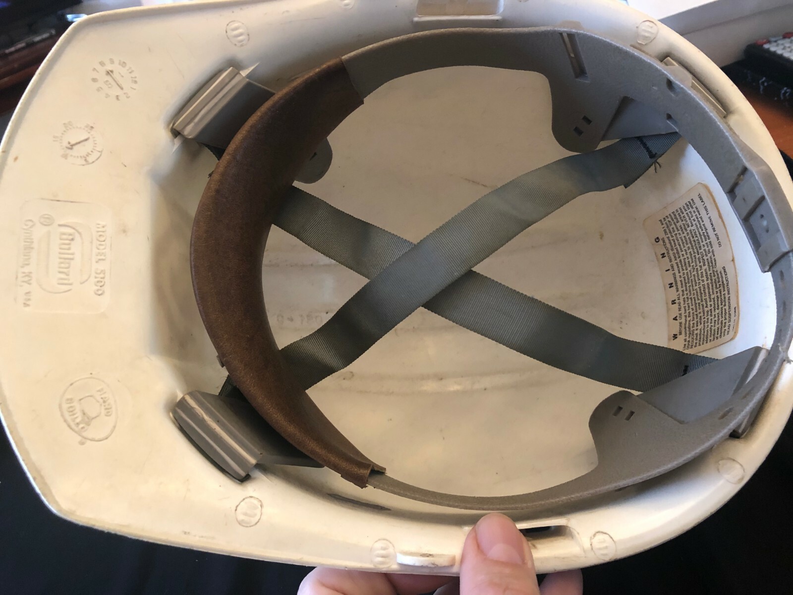 USS LEYTE GULF NAVY HARD HAT WORKER OWNED CG55 MSCS V… Gem