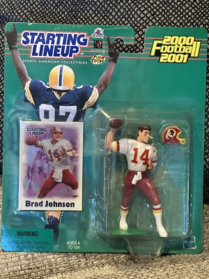 Washington Redskins NFL 2000 Brad Johnson Starting Lineup Action Figure - New