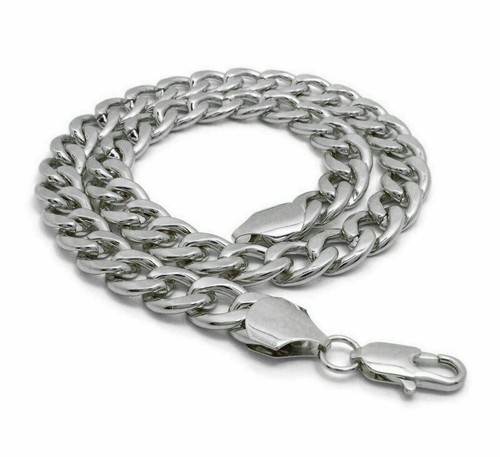 Silver PT HYPNOTIZE MINDS Pendant & 18" 20" 24" Cuban Chain Hip Hop Necklace - Picture 14 of 33