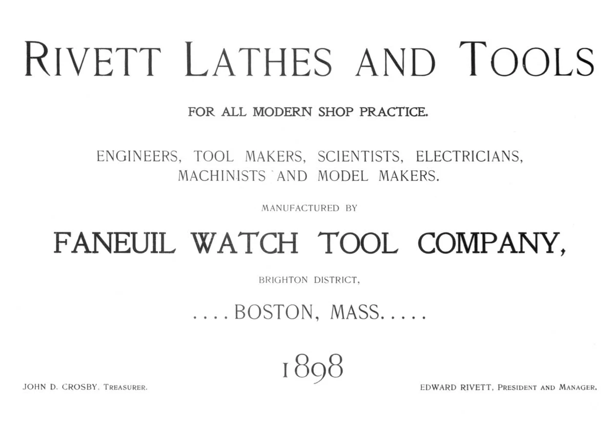 Rivett Lathes ~ Catalogs *Digital Scans* PDF ~ Manuals Huge resource collection
