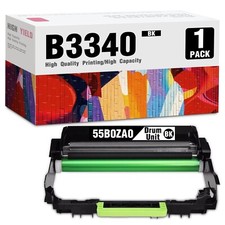 Compatible 55B0ZA0 Black Drum Unit 1-Pack for Lexmark Printers MS331/431