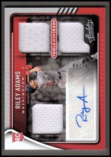 2022 Absolute Tools of the Trade 3 Swatch AUTO Retail Riley Adams Jersey 97/99
