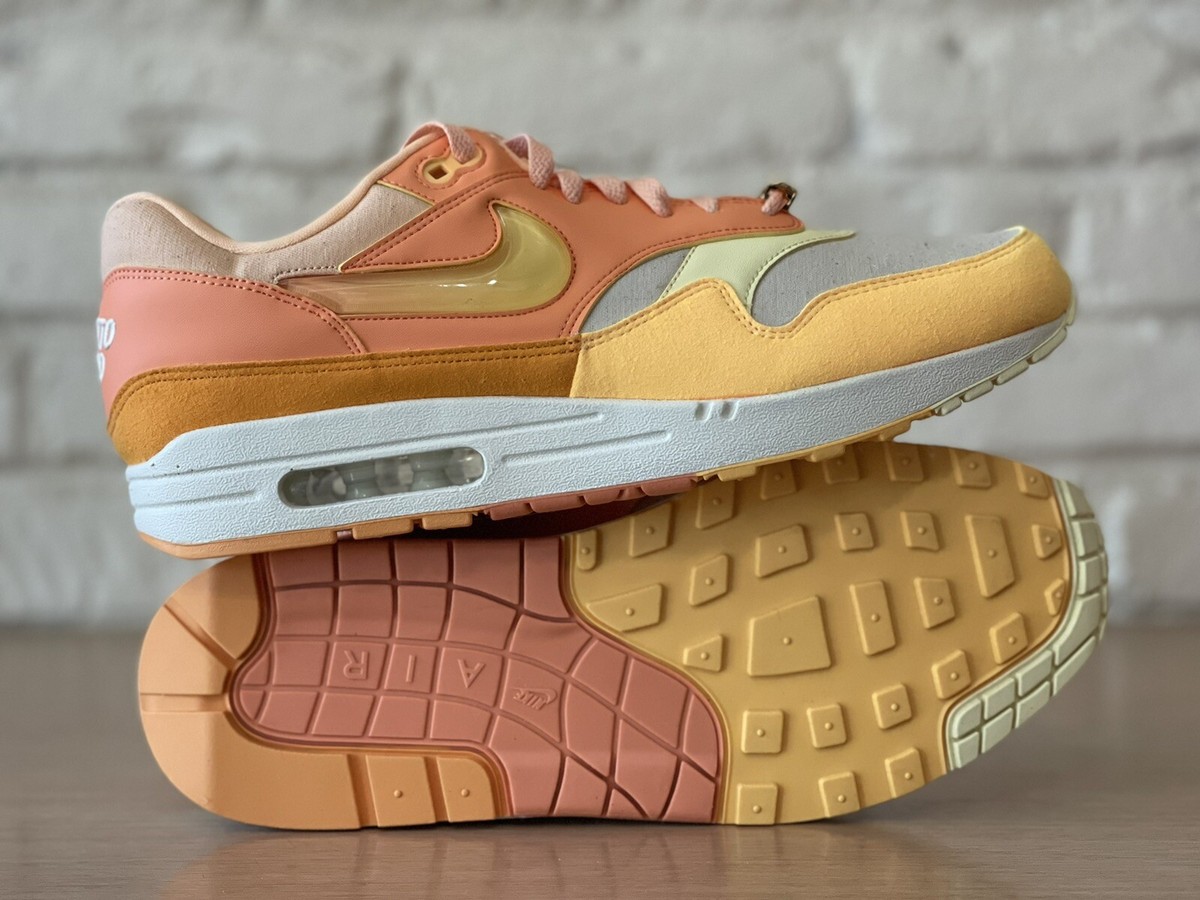 Nike Air Max 1 SP Puerto Rico Orange Frost/Citron Pulse Men Size 