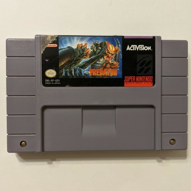 Alien vs. Predator (Super Nintendo Entertainment System, 1993) Tested & Working!
