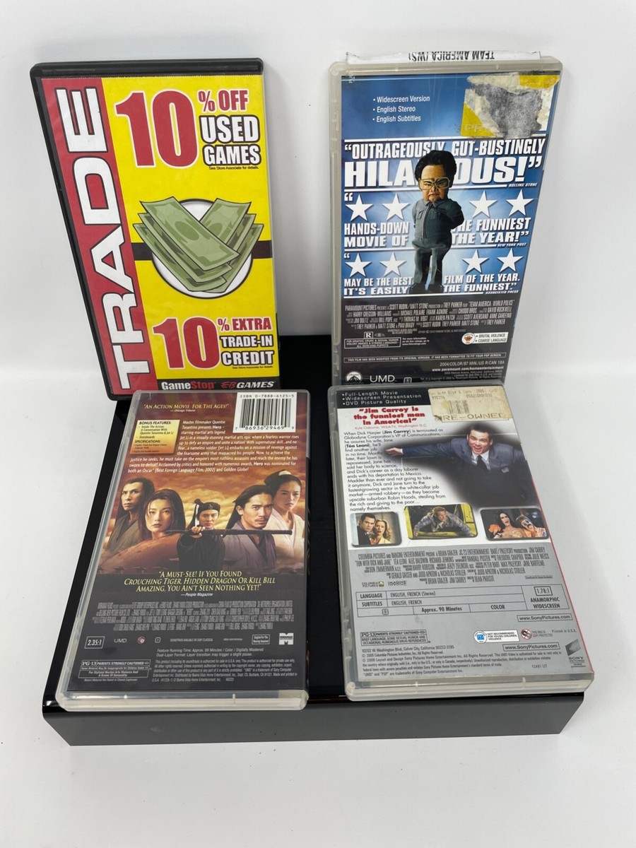 PSP 専用　映画ソフト　19タイトル　セット Lot Of 10 UMD Movies For PSP First Descent Last Game Dark