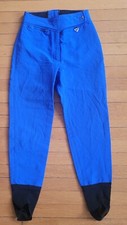Vtg Obermeyer Pants 8R Sport Ski Snowboard Stirrup Royal Blue Wool Blend Japan