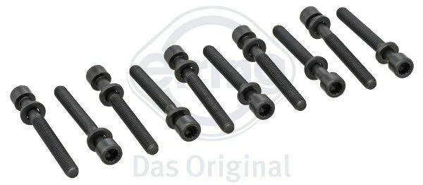 ELRING GUARNIZIONE TESTA CILINDRO + VITI per VW GOLF I+II SCIROCCO JETTA 1.6 1.8 - Immagine 3 di 3