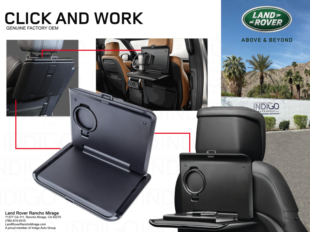 FACTORY OEM LAND ROVER CLICK AND GO FOLDING SEAT BACK TABLE