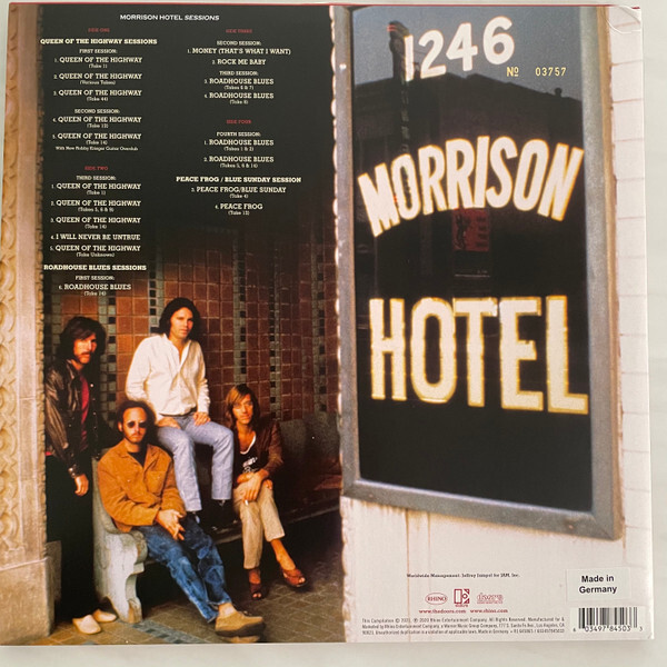 欧LP Doors Morrison Hotel (180g) 519557 Rhino Vinyl /00400 Morrison Hotel (Rhino High Fidelity) (Unnumbered) | Rhino