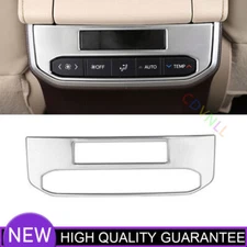 For Toyota Highlander 20-22 Silver Titanium Back Row Air Outlet Vent Frame Trim