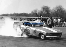 Harry Schmidt "Blue Max" Richard Tharp '72 Mustang NITRO Funny Car PHOTO! #(33)