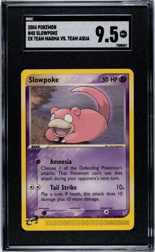 Slowpoke graded SGC 9.5 for sale on eBay