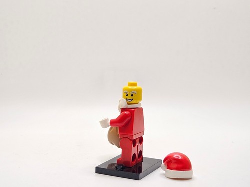 Lego Minifigur Weihnachtsmann col08-10 CMF Serie 8 Weihnachten Xmas Bart Urlaub - Bild 5 von 5