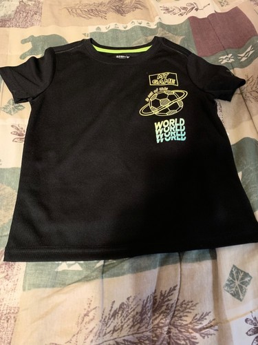 Old Navy Kids Size XS (5) Go Dry Short Sleeve Mesh Tee T-Shirt ..NWT .. Black - Picture 3 of 3