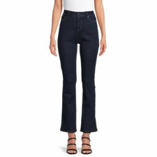 Time and Tru Women's High Rise Bootcut Jeans w/ Light Distressing