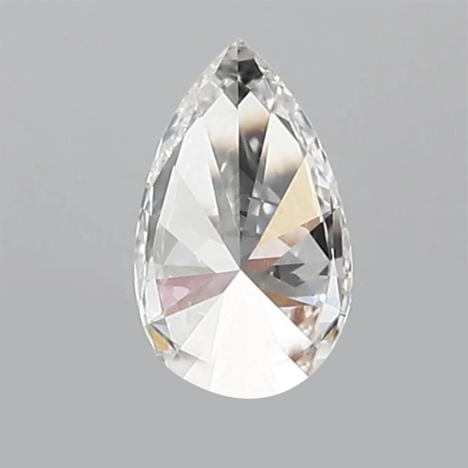 IGI Certified 0.34ct G/VS2 Clarity Pear Cut Lab Grown CVD Diamond For Jewelry - Image 3 of 4
