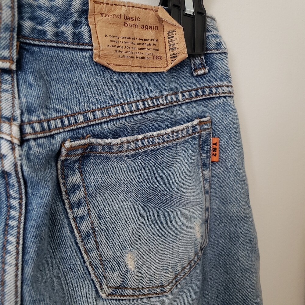 T.B2 Trend Basic Born Again Distressed Jeans - image 4