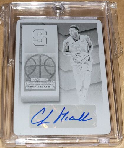 2015 PANINI CONTENDERS DRAFT PRINTING PRESS PLATE AUTO 1/1 CHRIS MCCULLOUGH #108 - Picture 1 of 2