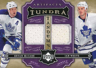 2007-08 UD Artifacts TUNDRA TANDEMS METALIC PURPLE #MW BRYAN McCABE / IAN WHITE
