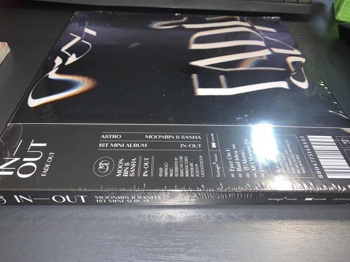 MOON−BIN&SANHA　★IN-OUT ASTRO Moonbin Sanha 1st Mini Album In Out CD New Sealed