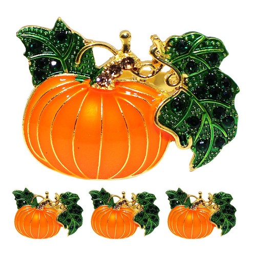 Spldsun 6 Pièces Ronds De Serviette Citrouille - Décoration Automne Halloween Thanksgiving (14 Cm × 10 Cm)