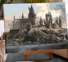 NIB Harry Potter Hogwarts Castle Paint By Number Kit Crafthub 22" x 18"